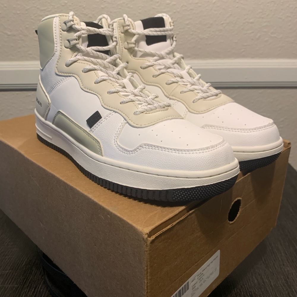 River Island White High-Top Men's Sneakers Size U.S. 10 - UK 9
